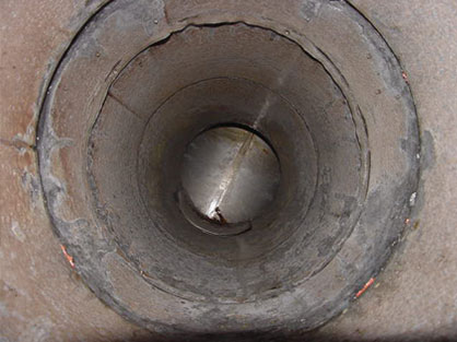 Duct after cleaning